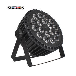 Shehds 18*18W Rgbwa in1 يدعم نظام Dmx 6in1 <span class=keywords><strong>Par</strong></span> يمكن إضاءة المسرح 18 في المخزن سبائك الألومنيوم Rgb - Product Image 1