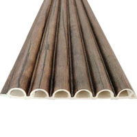 160*24mm 150*10mm 192*14mm192*12.5mm panneaux muraux étanches WPC panneau Composite en bois décoration intérieure de la maison