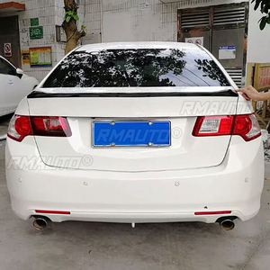 For Honda Accord 2008 2009 2010 2011 12 2013 ABS <b>Plastic</b> Car Tail Wing Trim <b>Primer</b> Color Trunk Lip Spoiler Body Kit Accessories - Product Image 3