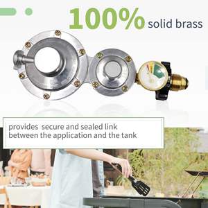 Regulador de <span class=keywords><strong>gas</strong></span> propano de 2 etapas con entrada <span class=keywords><strong>Pol</strong></span> con manómetro - Product Image 6