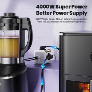 Toocki EU hiệu quả gan 33W điện 3D Thiết kế sạc nhanh với 4AC + 3USB Cổng & giám sát an toàn cho nhiều thiết bị - Product Image 6