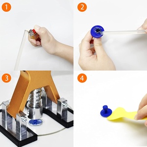 VIKTEC — Kit d'outils de débosselage de voiture, sans peinture, redressement, extraction de bosses, carrosserie automobile, 10 pièces - Product Image 6