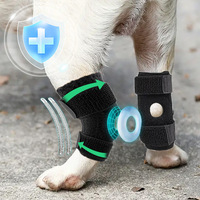 Attelle de jambe en néoprène PetFit pour chien, pour l'arthrolyse du ligament croisé arrière (ACL) et la protection des articulations des pattes arrière, avec anneau de gel froid pour la rééducation
