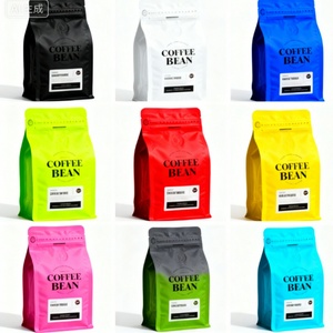 Bolsas de Papel Kraft Impresas Personalizadas para Granos de Café, 100g 500g, Fondo Plano, Cierre Ziplock con Válvula, Logotipo Impreso, Bolsa de Café - Product Image 6