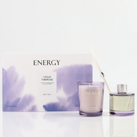 Diffuseur d'aromathérapie de luxe, boucles d'oreilles, bougies, ensemble cadeaux, ml & SENSE