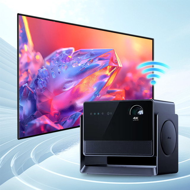 Dangbei S7 Ultra Max 4K Tri-Color Laser Smart Projector 5800CVIA Lumens Liquid Cooling Fast Lead Time Android 11 Home Theater 3D