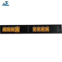 PDU de serveur intelligent AZE à 24 prises, 32A 380V triphasé, qualité réseau, pour usage extérieur, certifié CE/RoHS, noir