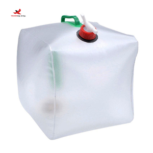 Contenedor de Agua Plegable Portátil de 20L para Supervivencia al Aire Libre, Cubo de PVC para Almacenamiento de Agua Potable para Camping, GZ RTS, Pedidos Mixtos al por Mayor - Product Image 1