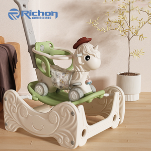 <span class=keywords><strong>3</strong></span>合1廉价塑料儿童骑毛绒马玩具走马玩具婴儿玩摇马 - Product Image 4