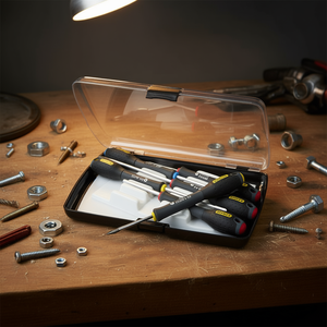 Stanley <b>Precision</b> <b>Screwdriver</b> Set 6 Piece PH00x50 PZ0x75 3x100 2.5x50 - Product Image 3