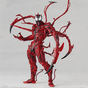 Figuras de Anime de PVC en Caja Blister, Modelos Móviles de Alta Calidad de Fábrica, Yamaguchi <span class=keywords><strong>Carnage</strong></span> y <span class=keywords><strong>Venom</strong></span> - Product Image 1