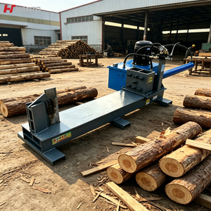 Fendeuse de <span class=keywords><strong>bois</strong></span> stationnaire haute efficacité de 25 tonnes avec moteur de 7,5 kW pour le fendage de bûches de grand diamètre, dotée d'un système <span class=keywords><strong>hydraulique</strong></span> stable - Product Image 1