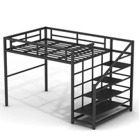 JZD Loft-Etagenbett Holz-Metall-Etagenbett Schul- Hotel- Heim-Möbel Neues Design Doppelbetten