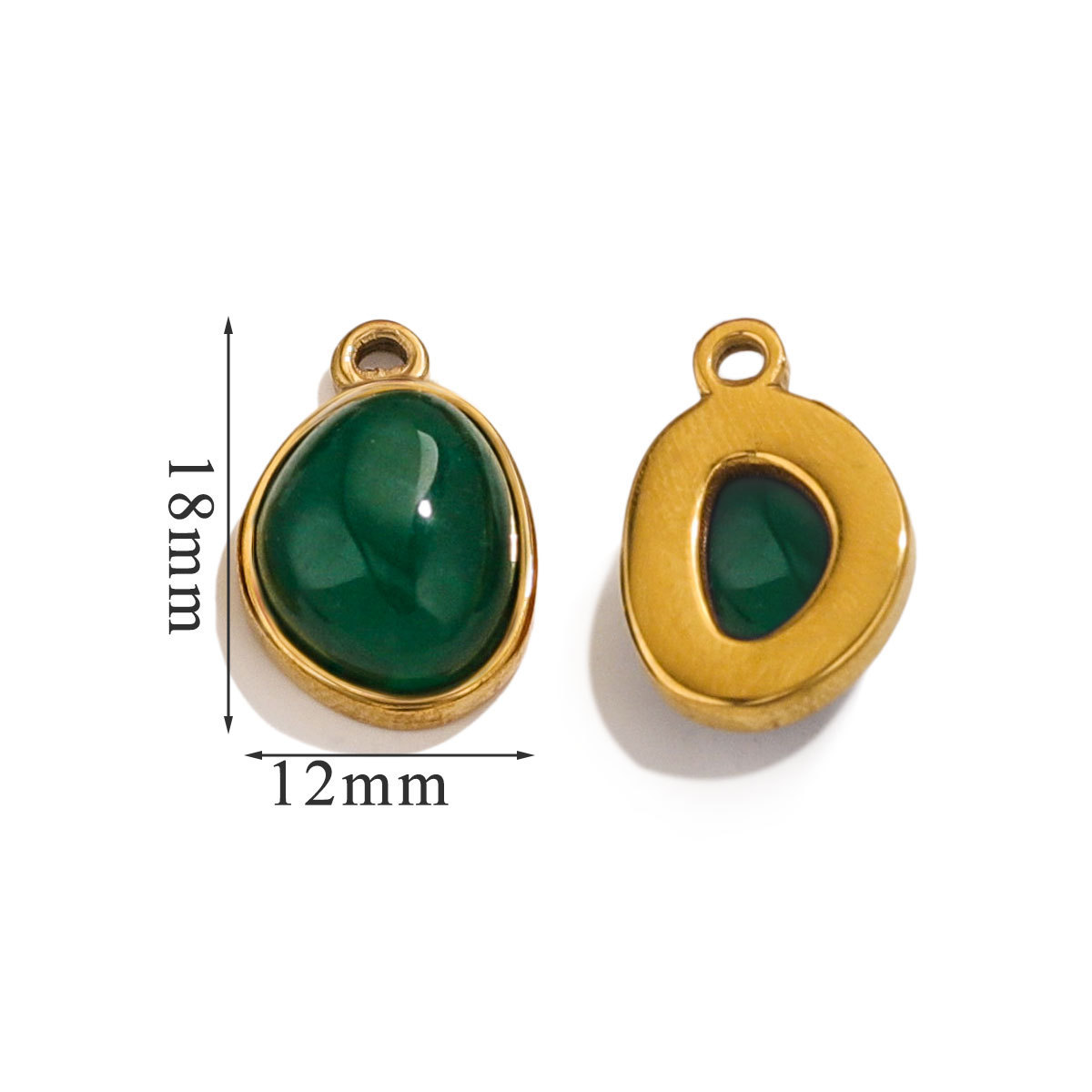 10-Agate verte