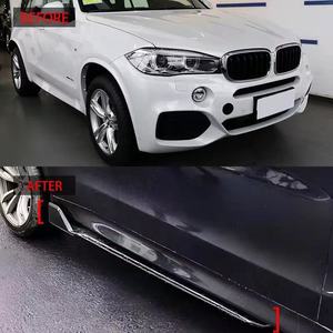 Xx F15 <b>Black</b> Knight Full Body Kit Fiberglass Glossy <b>Black</b> For Bmw X5 2014-2018 Front Lip Side Skirts Rear Lip Top <b>Wing</b> - Product Image 4