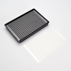 Consumibles de laboratorio autoadhesivos OEM personalizados, placa PCR, película de sellado PDMS, no permeable, transparente, se adapta a todas las placas PCR de 96 pocillos - Product Image 4