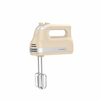 Batteur sur socle électrique 300W, design à tête inclinable, bol mélangeur en acier inoxydable de 3,5 L, contrôle à 5 vitesses, fonction turbo, crochet pétrisseur plat