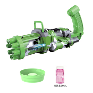 Pistola de Burbujas de Camuflaje Rosa con Luces, Diseño Nuevo de Fábrica <span class=keywords><strong>2021</strong></span>, Regalo de Cumpleaños para Niños, Juguete de Pistola de Burbujas Gatling - Product Image 1