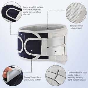 Ceinture lombaire médicale avec 4 plaques de soutien robustes pour le bas du dos - Product Image 2