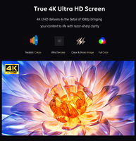 Proyector RD910 Ultra 4K UHD 2800ANSI 3GB DDR4+64GB EMMC 16 °   Soporte Inclinable para Proyector, Motor Óptico Sellado, Cine en Casa, Proyector Empresarial