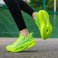 Chaussures de course Marathon pour hommes, avec plaque en carbone, respirantes, légères, confortables, antidérapantes, pour femmes, pour le sport