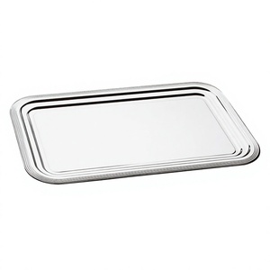 RABEH High Quality Handmade Unique Design Rectangular Metal <b>Mirror</b> <b>Tray</b> Dishwasher Safe Polished Finish for Wedding Serving <b>Tray</b> - Product Image 6