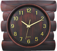 Jam Dinding Retro Modern Ukuran Besar Nuansa Natural untuk Rumah Kantor Hotel Toko Dekorasi Bergaya OEM Dial Kualitas Bagus Harga Terjangkau