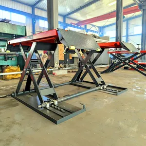 Max. Lifting Height 1200mm Movable Mid rise scissor lift