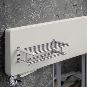 Toallero de Acero Inoxidable para Montar en la Pared, Accesorios de Baño Ajustables para el Hogar y Hoteles, para Uso en Apartamentos - Product Image 3