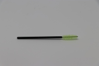 Applicateur de mascara en spirale vert lime, brosse à cils synthétique avec manche en plastique pour extensions de cils DIY et cils en grappe