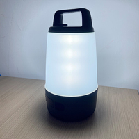 Lanterne de camping portable d'extérieur, lumière LED rechargeable RGB, base magnétique, luminosité réglable, autonomie de la batterie 5000 mAh