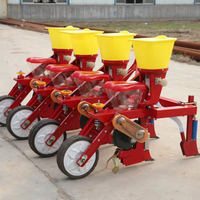 Semoir de maïs à 5 rangées à haut rendement Semoir de maïs précis monté sur tracteur Semoir de maïs compact pour base de culture de maïs