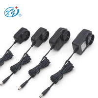 Adaptateur de prise interchangeable AC/DC 12V 24V 9V 15V 500mA-2.5A, prise détachable, adaptateur d'alimentation multi-tension