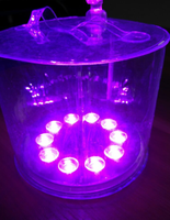 Lanterne solaire gonflable étanche avec options de couleur, batterie rechargeable via l'énergie solaire, décoration intérieure/extérieure, voyage, camping