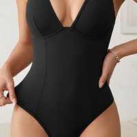 Body sculptant sans couture pour femme, effet ventre plat et rehaussement des fesses, string amincissant une pièce