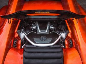 COUVERCLE DE <span class=keywords><strong>MOTEUR</strong></span> EN FIBRE DE CARBONE COUVERCLE DE RÉSERVOIR DE REFROIDISSEMENT PANNEAU DE REFROIDISSEMENT pour MP4-12C MCLAREN 2012-2014 - Product Image 2