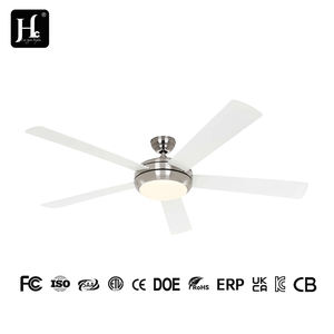 Vente directe du fabricant de ventilateurs de plafond LED modernes à 5 pales, 64 pouces, silencieux, avec télécommande. - Product Image 3