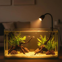 Boîte à lumière moderne pour aquarium, plantes aquatiques, trois couleurs, 3W, spectre complet, éclairage encastré, gradation, étanche