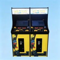 Mesin Game Arcade Retro Tegak Pandora Box Tema Pac Man 22 Inch Layar 2 Pemain 6 Tombol Tata Letak 110V 240V Langsung dari Pabrik