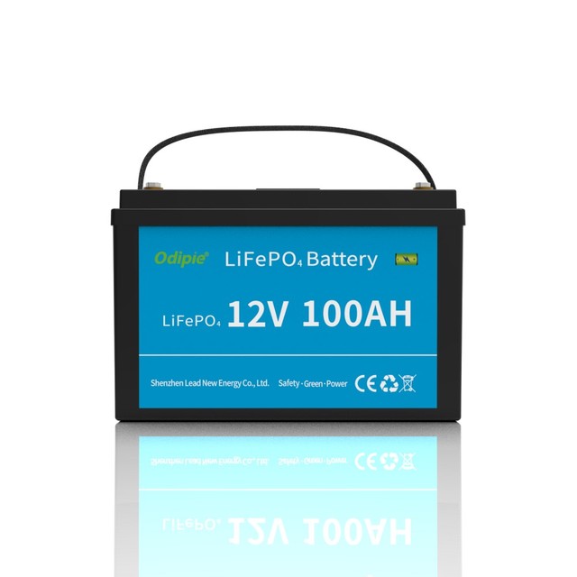 12V 100Ah Lithium Battery 12.8V LiFePO4 Battery Pack with BMS for Home Energy Storage Off-Grid Solar and RV Power Supply