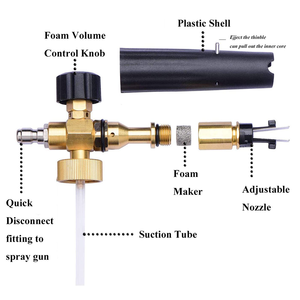 Lance à mousse pour <span class=keywords><strong>voiture</strong></span> 1L Pot de savon Pulvérisateur pour nettoyeur haute pression <span class=keywords><strong>Karcher</strong></span> K2-<span class=keywords><strong>K7</strong></span> - Product Image 5