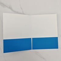 Carpeta de Presentación Empresarial Personalizada con Impresión a Todo Color, Plegable, de Doble Bolsillo, Reciclable, OEM