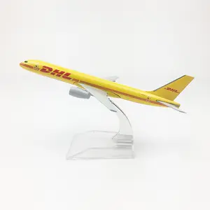 Giá Rẻ Giá 16cm Boeing 757 DHL hãng hàng không Máy bay mô hình hợp kim máy bay mô hình để bán