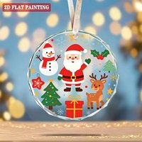 Ornement artisanal rond en verre cristal, décor suspendu à facettes de qualité supérieure, pour 1 pièce, dropshipping, cadeau haut de gamme, plaque de boutique