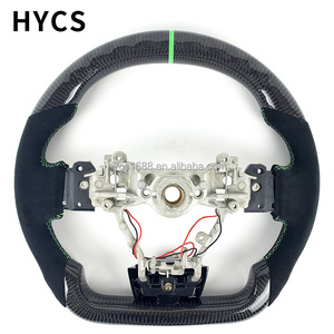 พวงมาลัยแสดงผล LED คาร์บอนไฟเบอร์ Jdm อุปกรณ์เสริมภายในรถแข่งสำหรับ <span class=keywords><strong>Subaru</strong></span> <span class=keywords><strong>EVO</strong></span> <span class=keywords><strong>10</strong></span> WRX STI - Product Image 6