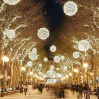 Guirlande lumineuse LED rechargeable et à intensité variable pour Diwali, Noël, Nouvel An, décoration extérieure, sapin de Noël, rideau lumineux féerique