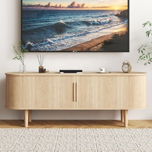 Tủ để tivi phòng khách, chất liệu gỗ, kiểu dáng trượt, tích hợp kệ để đồ đa năng - Product Image 1