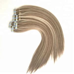 <span class=keywords><strong>Nouvelle</strong></span> Arrivée Extensions de Cheveux Humains Premium 100% Russes Européens Double Drawn Remy Skin Weft de Haute Qualité à Bandes Adhésives - Product Image 5