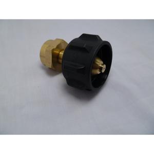 Adaptateur de remplissage de bouteille de gaz en laiton QCC1 vers POL 1 livre avec protection contre les surintensités - Product Image 1