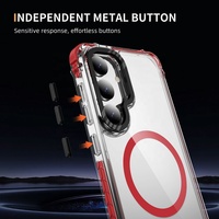 Pour Samsung Galaxy S25 Ultra étui de Protection étui de téléphone magnétique transparent pour Samsung S25 Ultra S24 Plus S23 FE